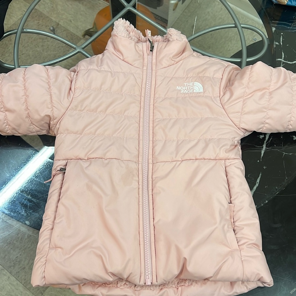 Girls size 5 reversible north face